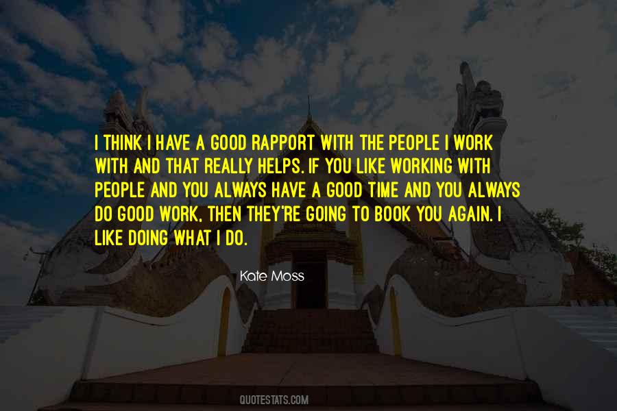 Quotes About Rapport #177363