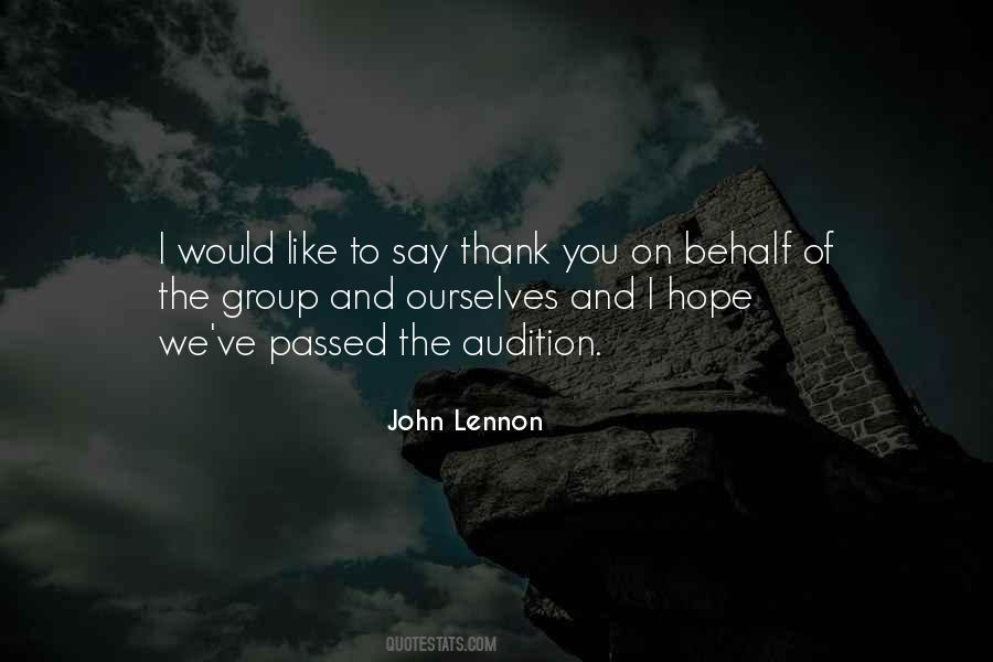 Quotes About Not Saying Thank You #145834