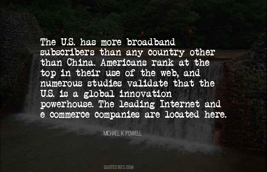 Broadband Internet Quotes #1790343