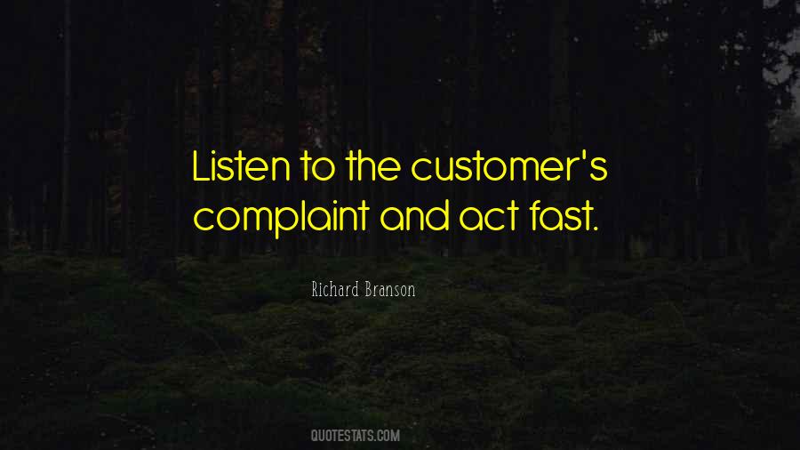 Quotes About Customer Complaints #52266