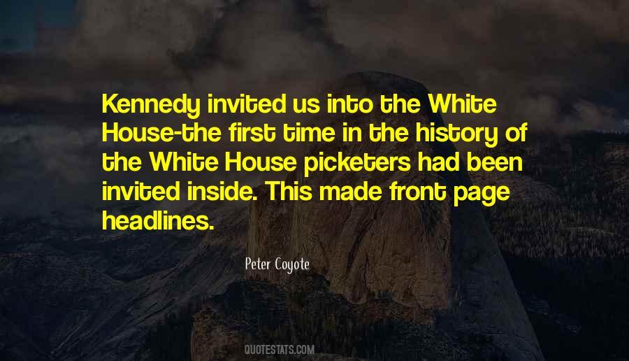 Quotes About The White House #69369 Quotes About The White House #69369