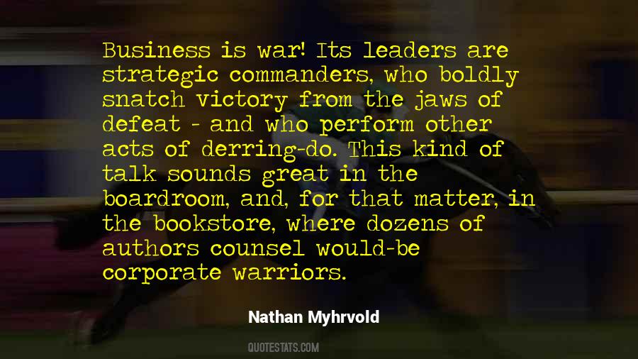 Corporate Leaders Quotes #883790