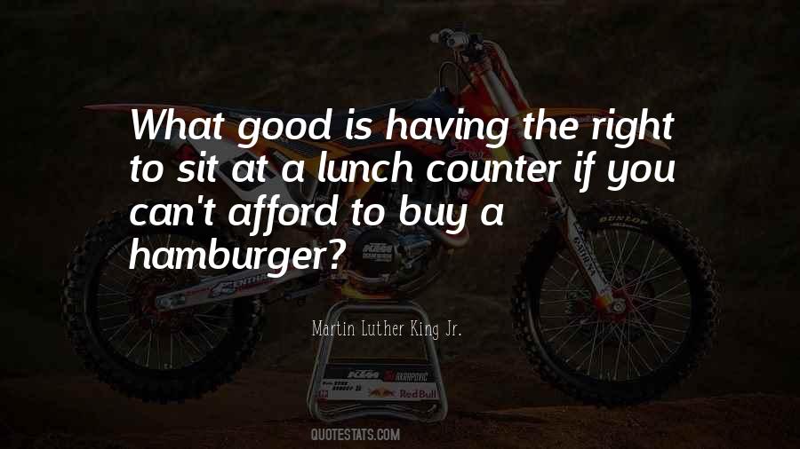 Quotes About Hamburgers #1052705