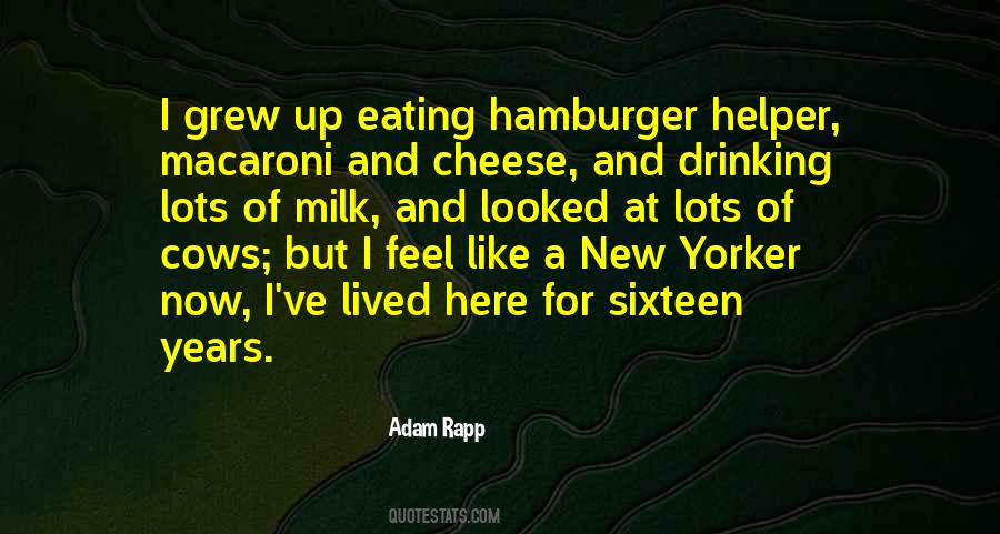 Quotes About Hamburgers #463366