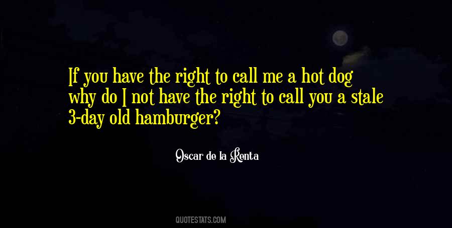 Quotes About Hamburgers #498958