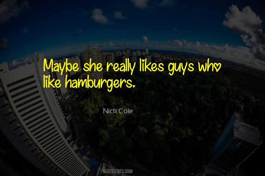 Quotes About Hamburgers #838910