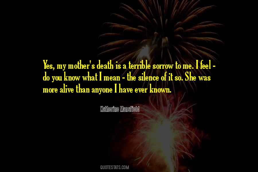 Quotes About Death Of My Mother #1609244