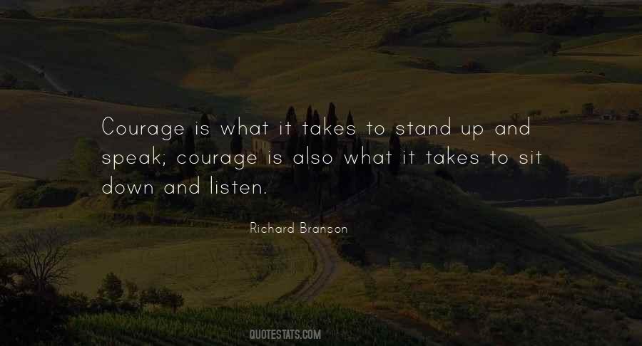 Quotes About Courage To Speak Up #841146