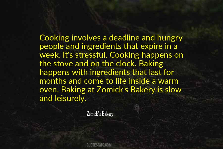 Quotes About Bakery #485632