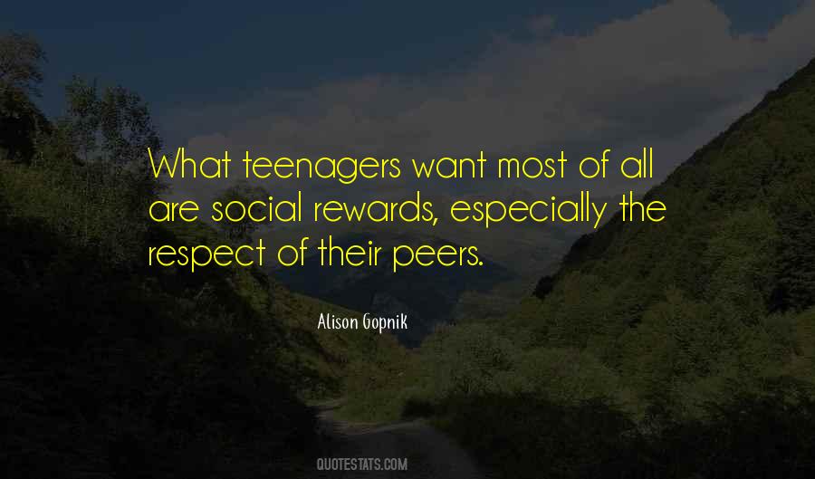 Respect Of Your Peers Quotes #695633