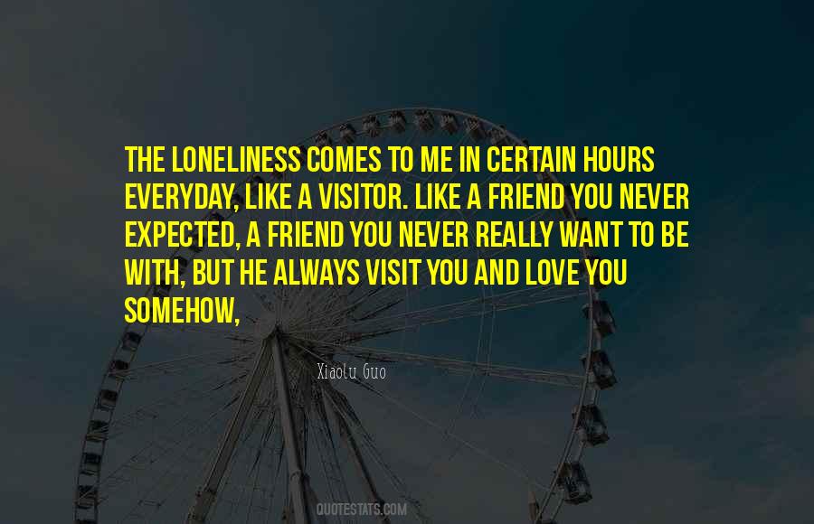 Love Loneliness Quotes #122153