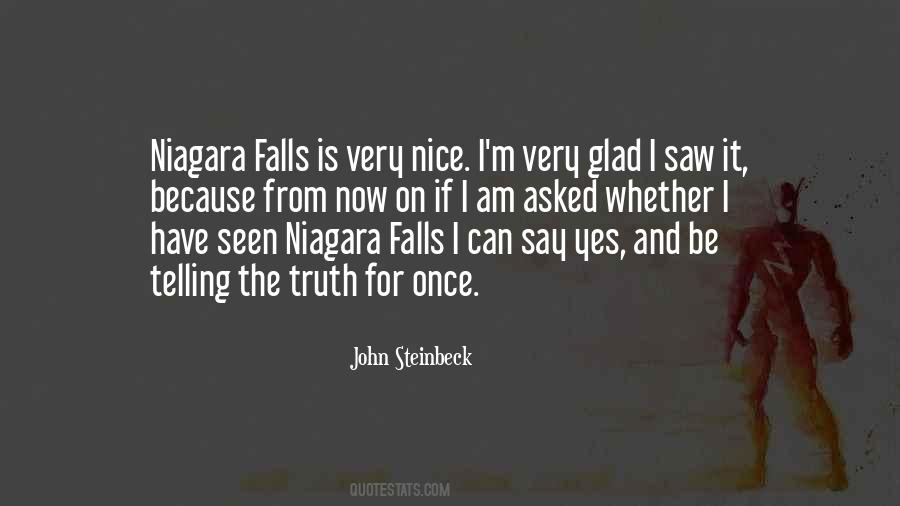 Quotes About Niagara Falls #1541697