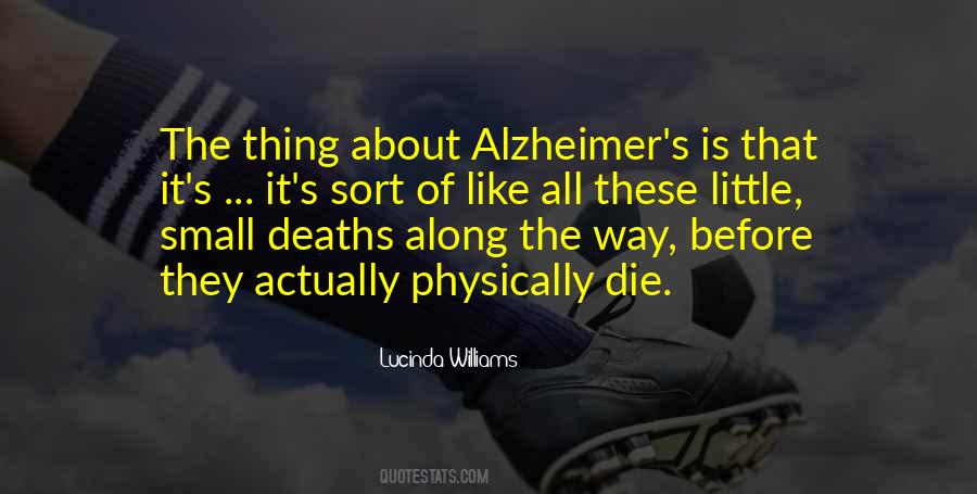 Quotes About Alzheimer's #144039