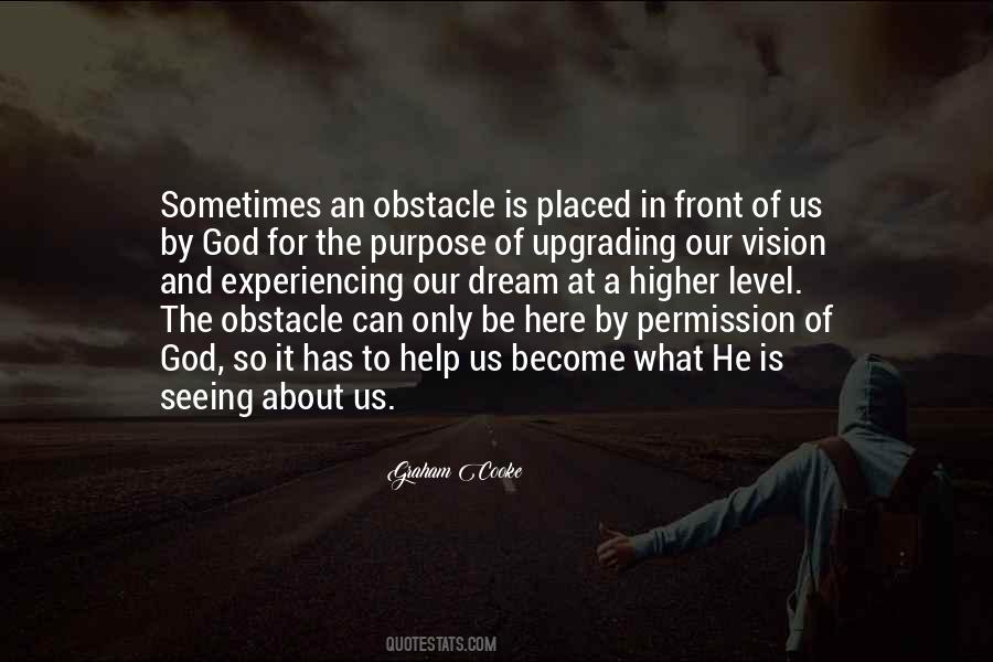 What Obstacle Quotes #1389169