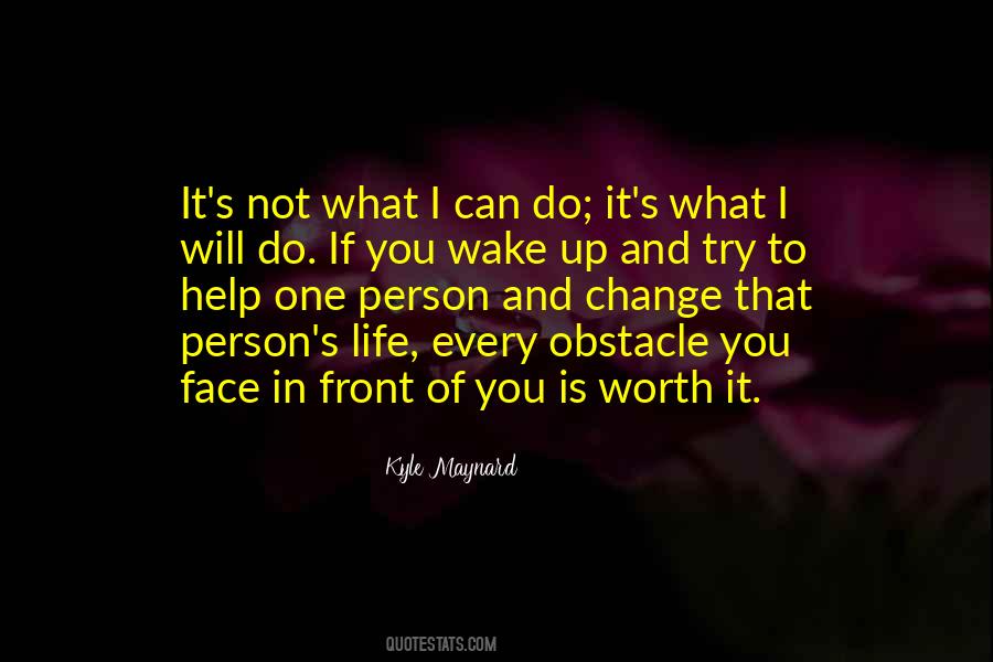 What Obstacle Quotes #211036