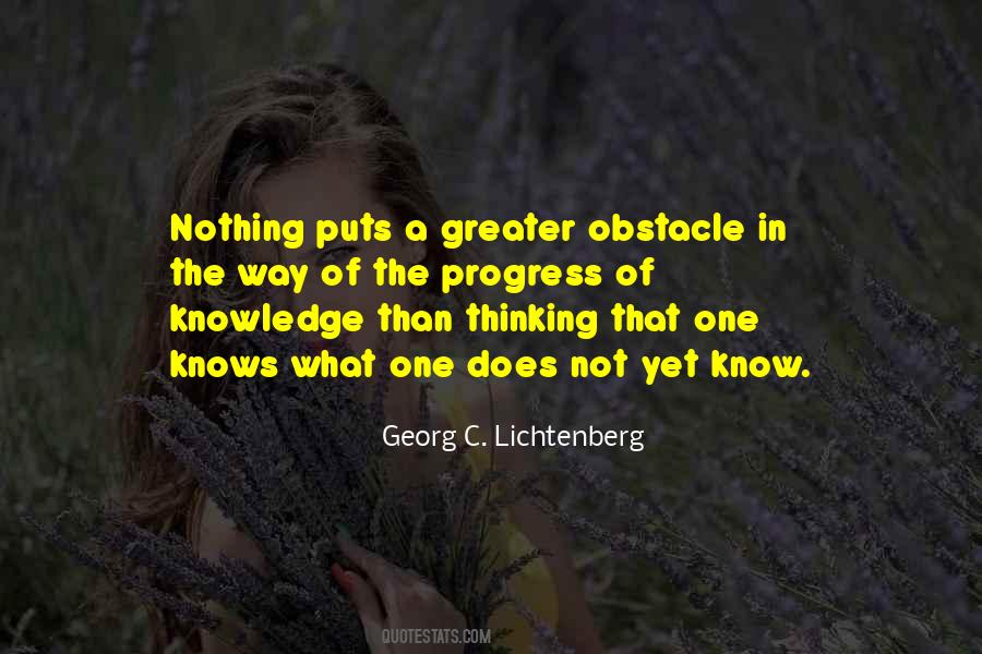 What Obstacle Quotes #249356