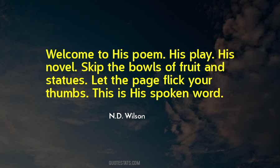 Quotes About The Word Welcome #142335