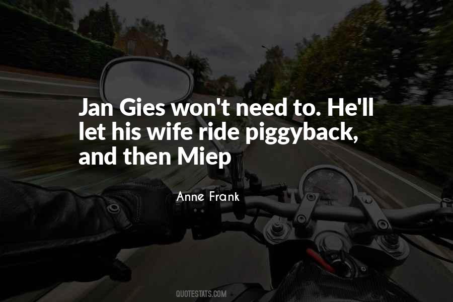 Quotes About Piggyback #1011295