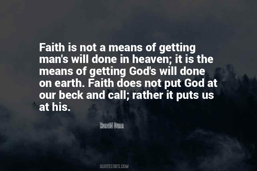 Quotes About Our Faith In God #417281