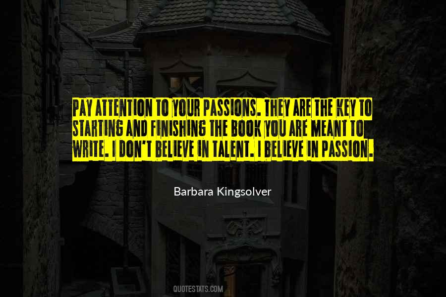 Quotes About Talent And Passion #1867570