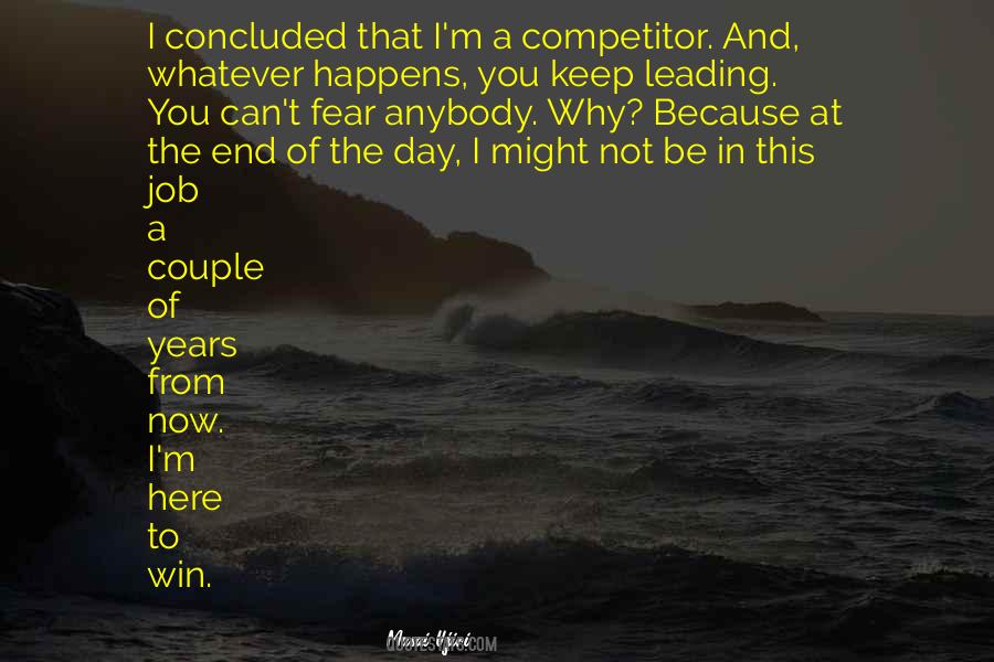 Quotes About Leading By Fear #315053