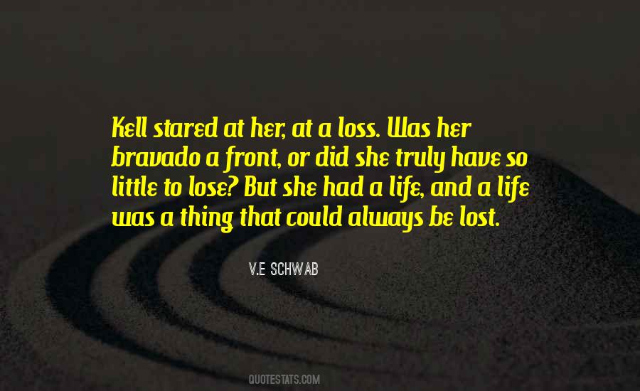 Life Loss Quotes #173851