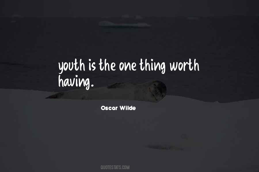 One Youth Quotes #134943