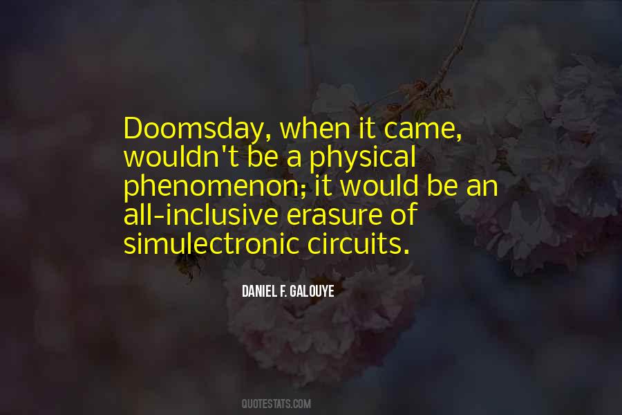 Quotes About Doomsday #747073