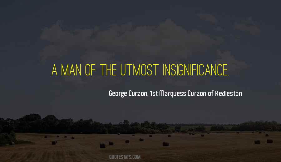 Quotes About Insignificance #153267