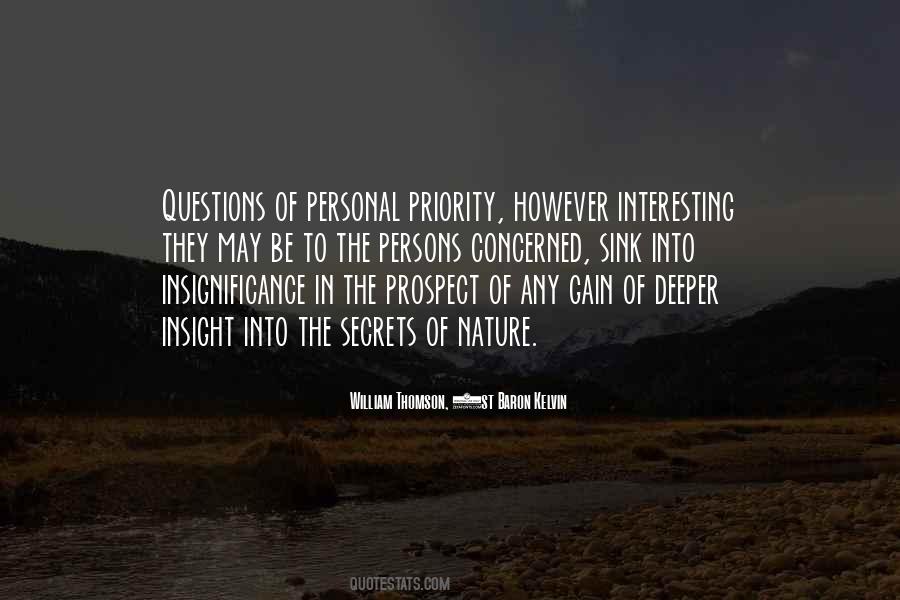Quotes About Insignificance #1557756