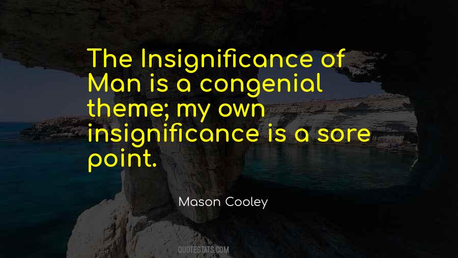 Quotes About Insignificance #666301