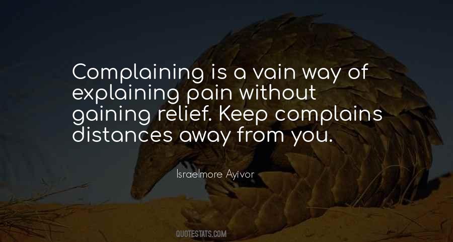 Quotes About Pain Relief #802103