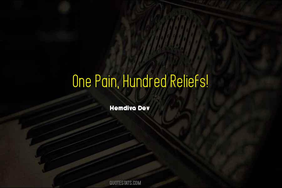 Quotes About Pain Relief #96896