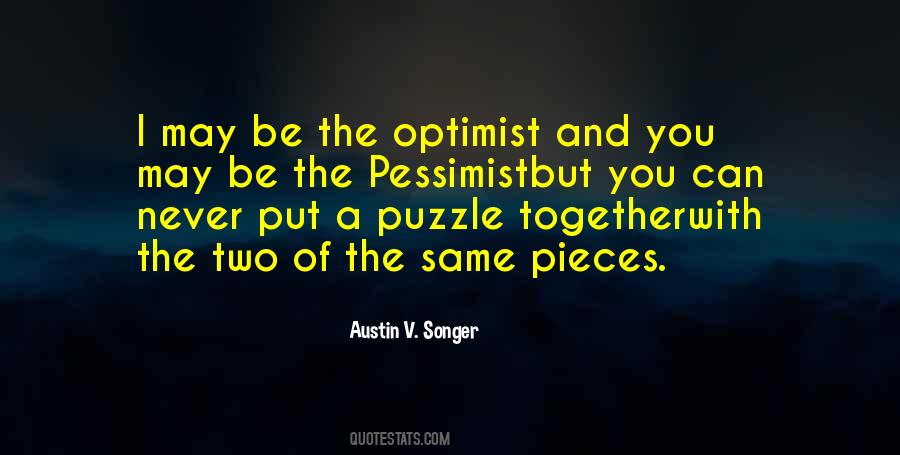 Quotes About Pieces Of The Puzzle #862505
