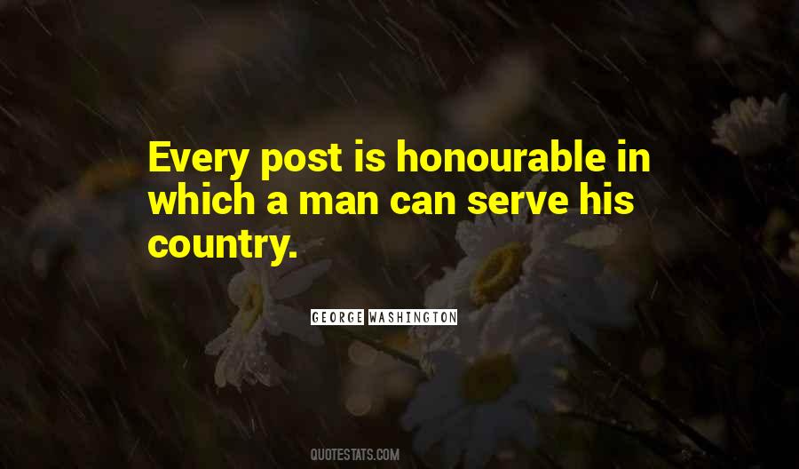 Quotes About Honourable Man #1250386