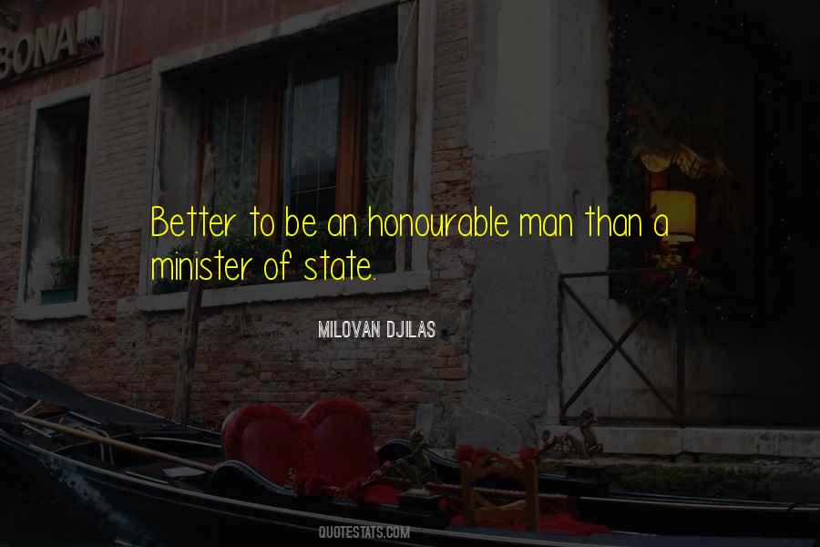 Quotes About Honourable Man #1488132