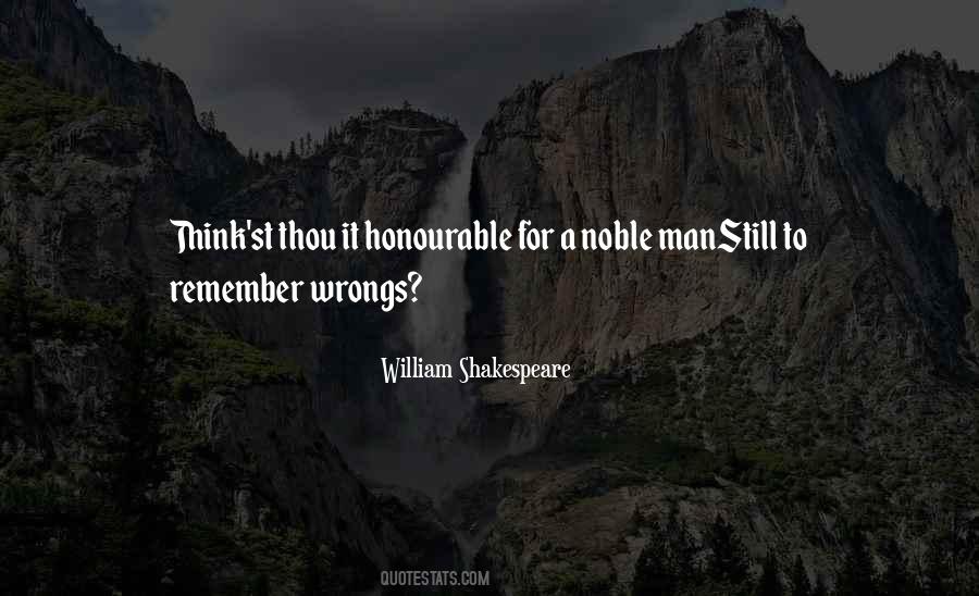 Quotes About Honourable Man #609881