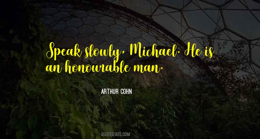 Quotes About Honourable Man #817950