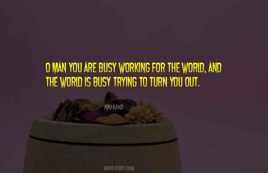 Quotes About Busy Work #216488