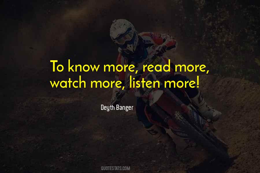 Quotes About Read More #962030