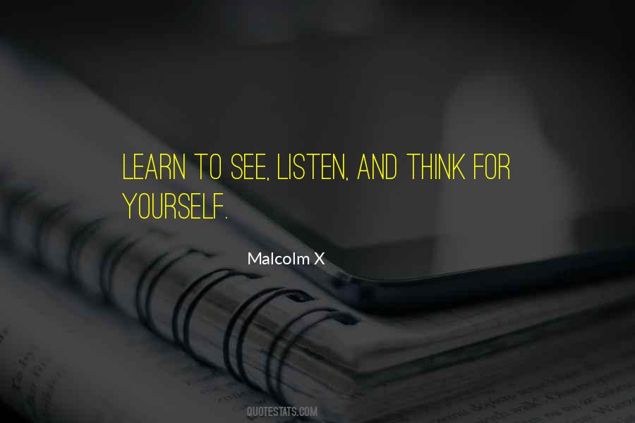 Learn To Listen Quotes #330955