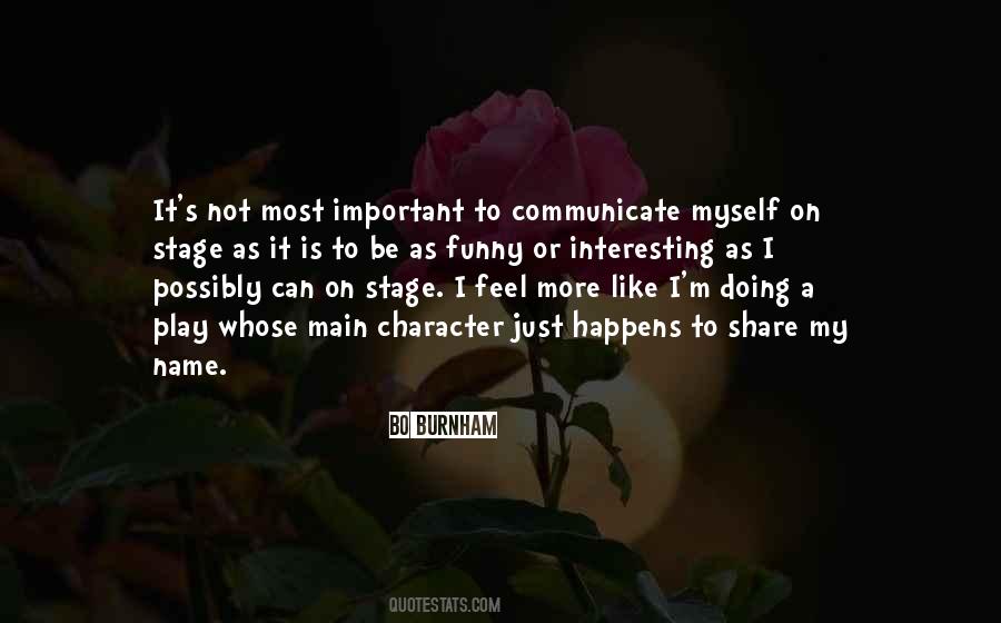 Quotes About On Stage #1655112