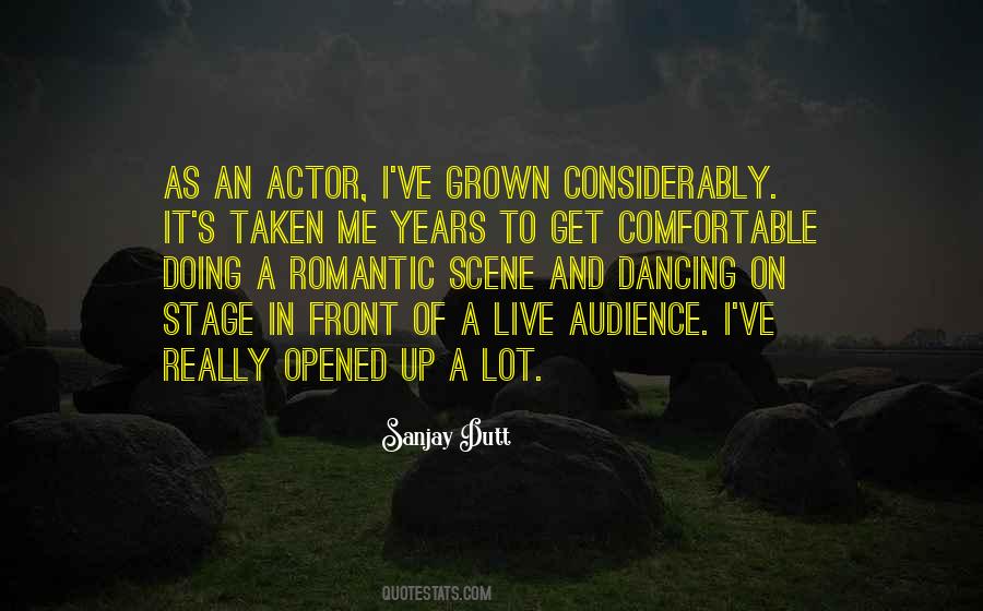 Quotes About On Stage #1725253