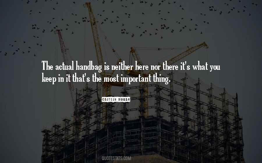 What S Most Important Quotes #344680