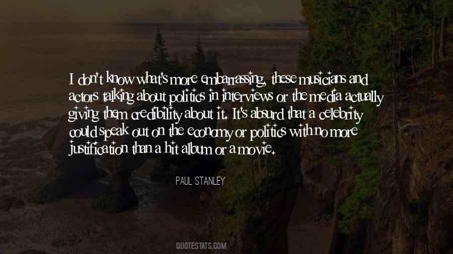 Quotes About Actors And Politics #1422050