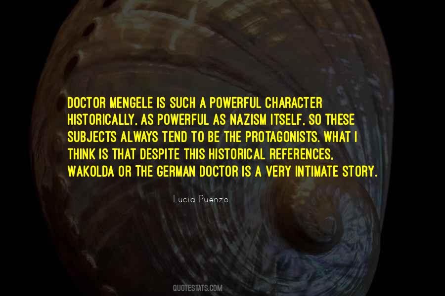 Quotes About Mengele #1138368