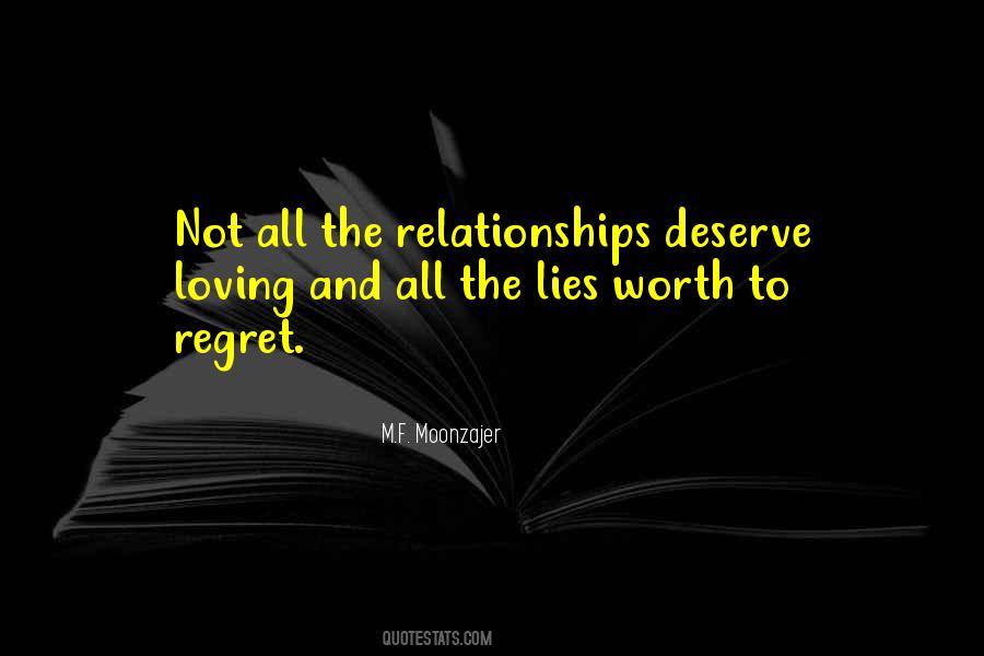 Quotes About Regret And Relationships #111892