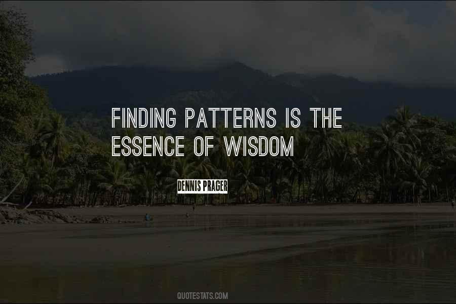 Finding Patterns Quotes #1252549