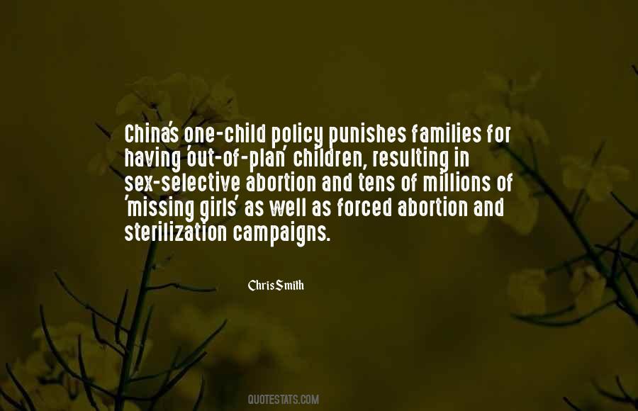 Quotes About One Child Policy #485859