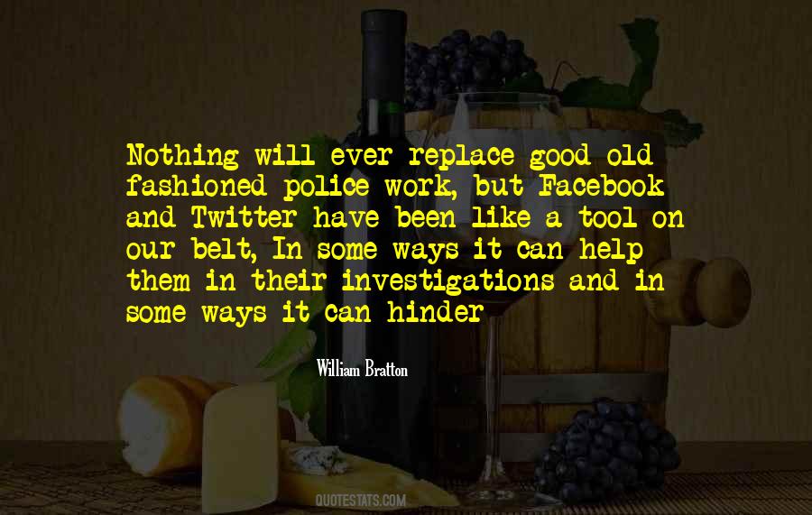 Quotes About Old Tools #600351